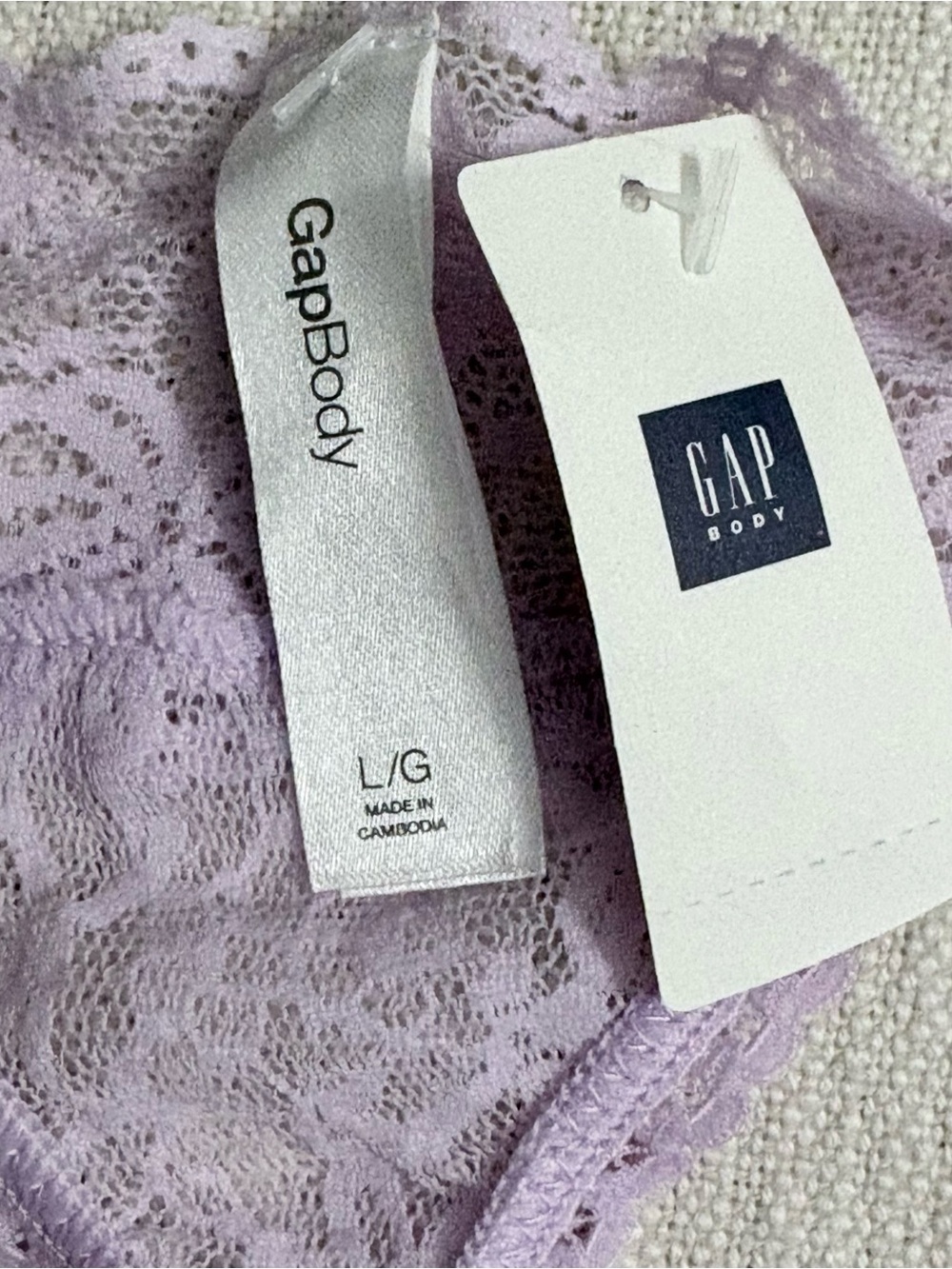 GAP Body Lot of 5 Mixed Lace Panties & Thongs Varied Styles/Colors NWT Size L - Picture 14 of 14